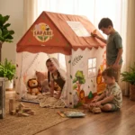 Kidlixx tent Kids Tent – Large Cozy Tent with Star Lights - Image 4
